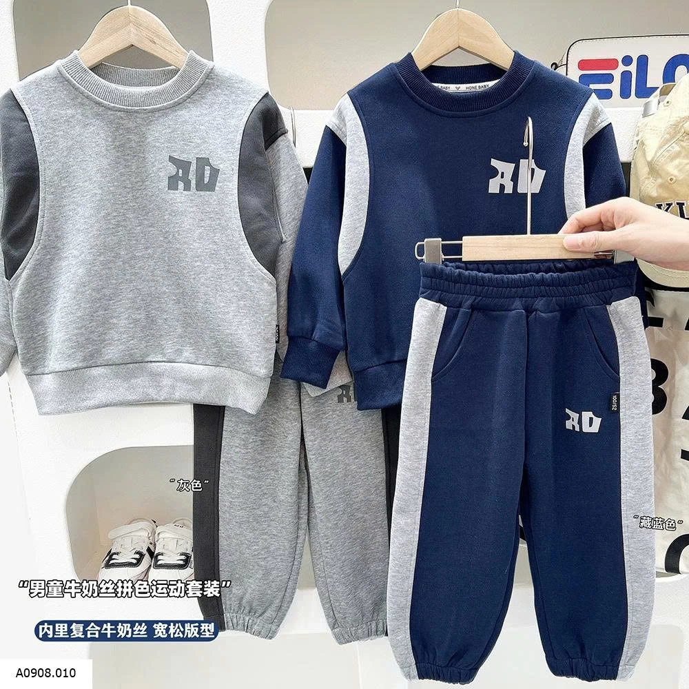 BỘ NỈ BÉ TRAI NHÀ KADACY   Sỉ 168k