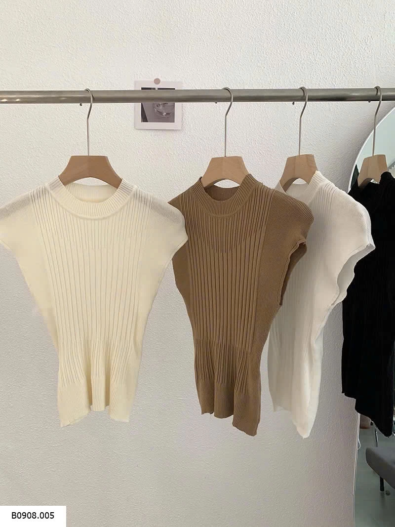 ÁO LEN MỎNG CỔ BO TAY HẾN   Sỉ 88k