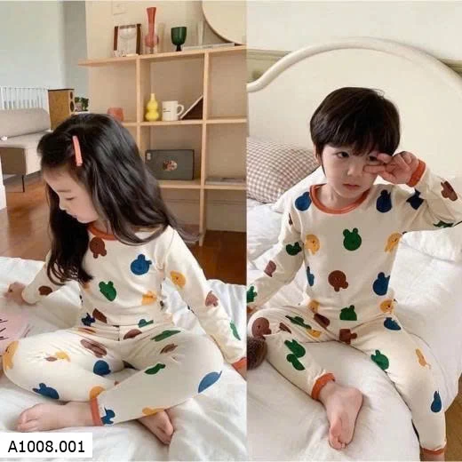 BỘ MẶC NHÀ DÀI TAY HÃNG AMBBKID   Sỉ giá sz 80-150 : 122k/1b sz 160: 141k/1b 