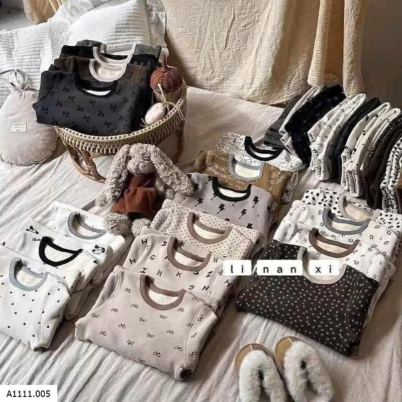 BỘ LÓT LÔNG NHÍ TONE HÀN LINANXI Giá sỉ 155k