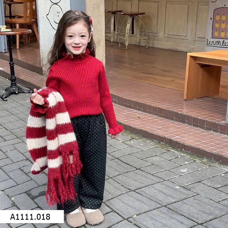 ÁO LEN BÉ GÁI HÃNG AMBB Giá sỉ 90-150: 140k 160: 155k