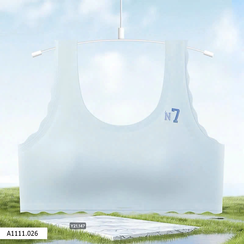 SET 3 ÁO BRA LÁ KÈM MÚT CHỐNG LỘ CHO BÉ GÁI Giá sỉ 95k/s 3c