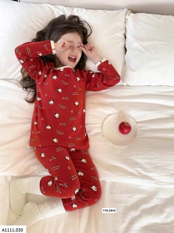 BỘ MẶC NHÀ THU ĐÔNG CHO BÉ Giá sỉ 130k