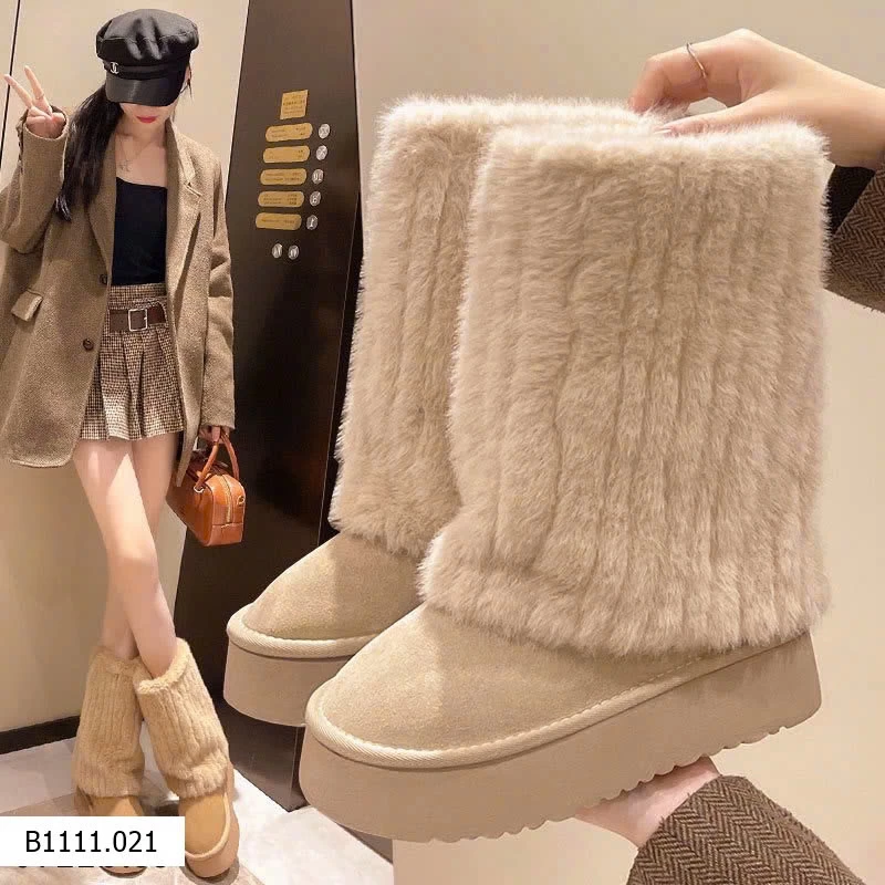 BOOT CỔ LÔNG CHO NỮ Giá sỉ 205k