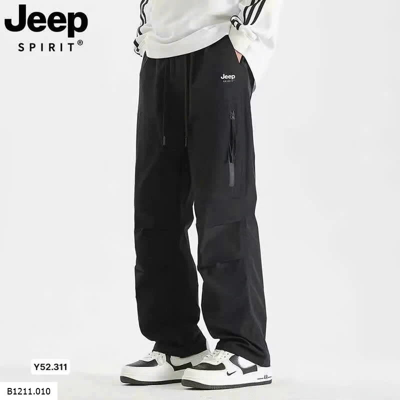 Quần gió dáng xuông Jeep   Giá sỉ 150k