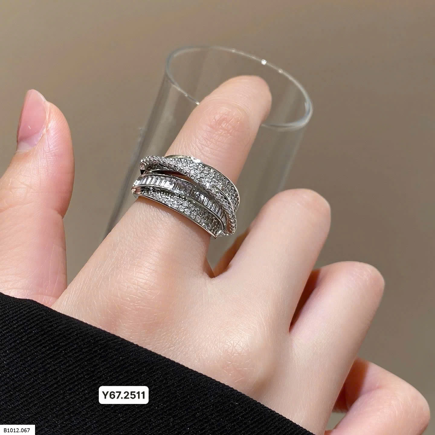 Nhẫn đá zirconia nhà Golicc  Giá sỉ 100k