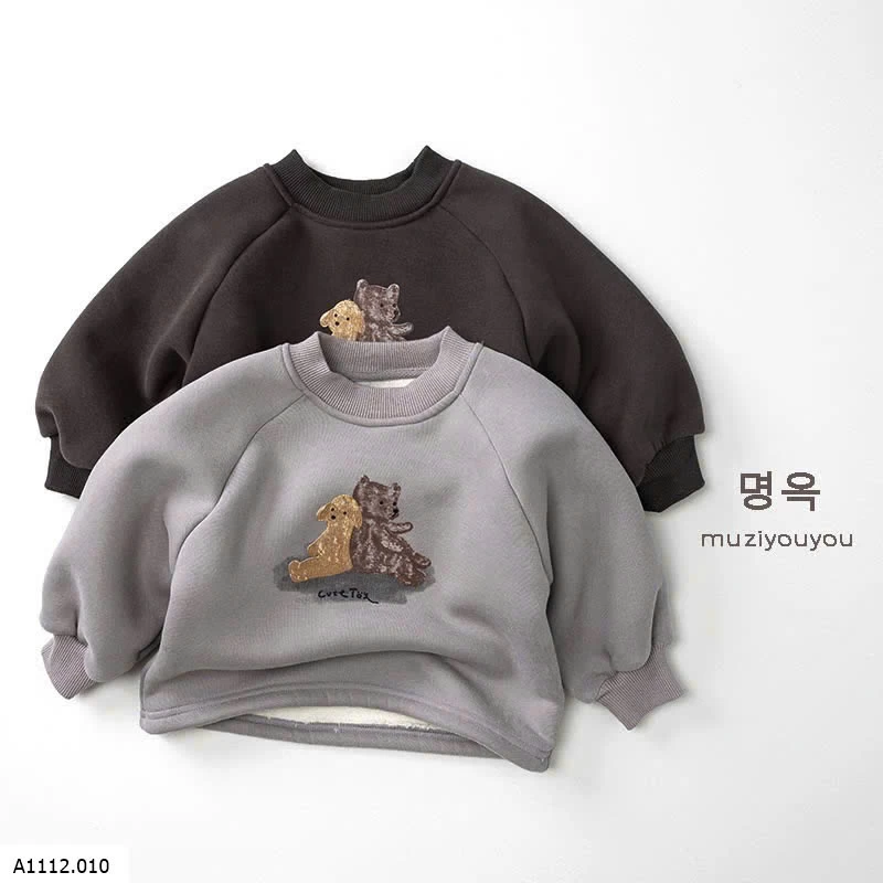 ÁO NỈ HOẠT HÌNH MUZIYOUYOU  Giá sỉ 176k