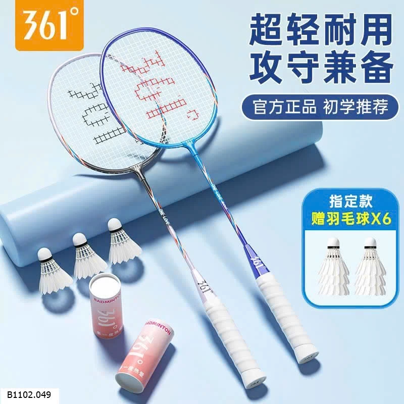 Set 2 vợt cầu lông 361 Sỉ 150k/1 set 