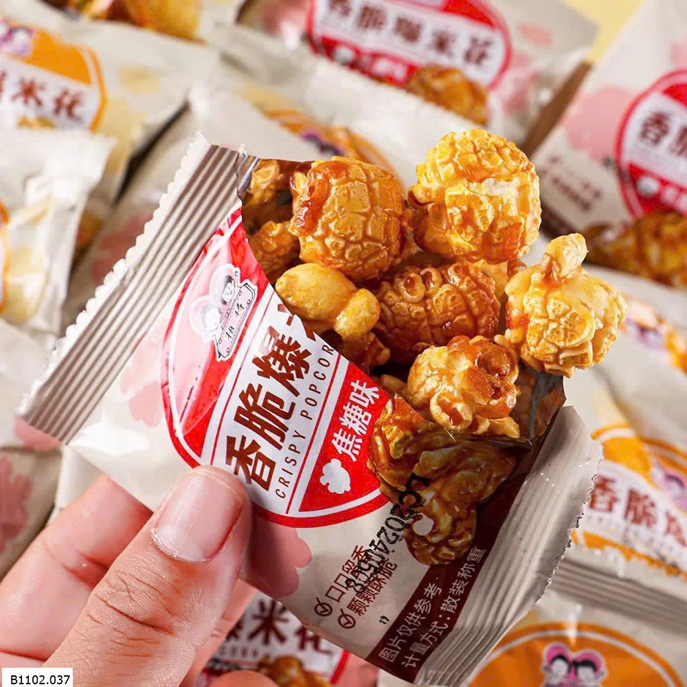 SET 50 GÓI BỎNG NGÔ Sỉ 65k/1 Set 50 gói (mix vị caramel+ vị sữa)
