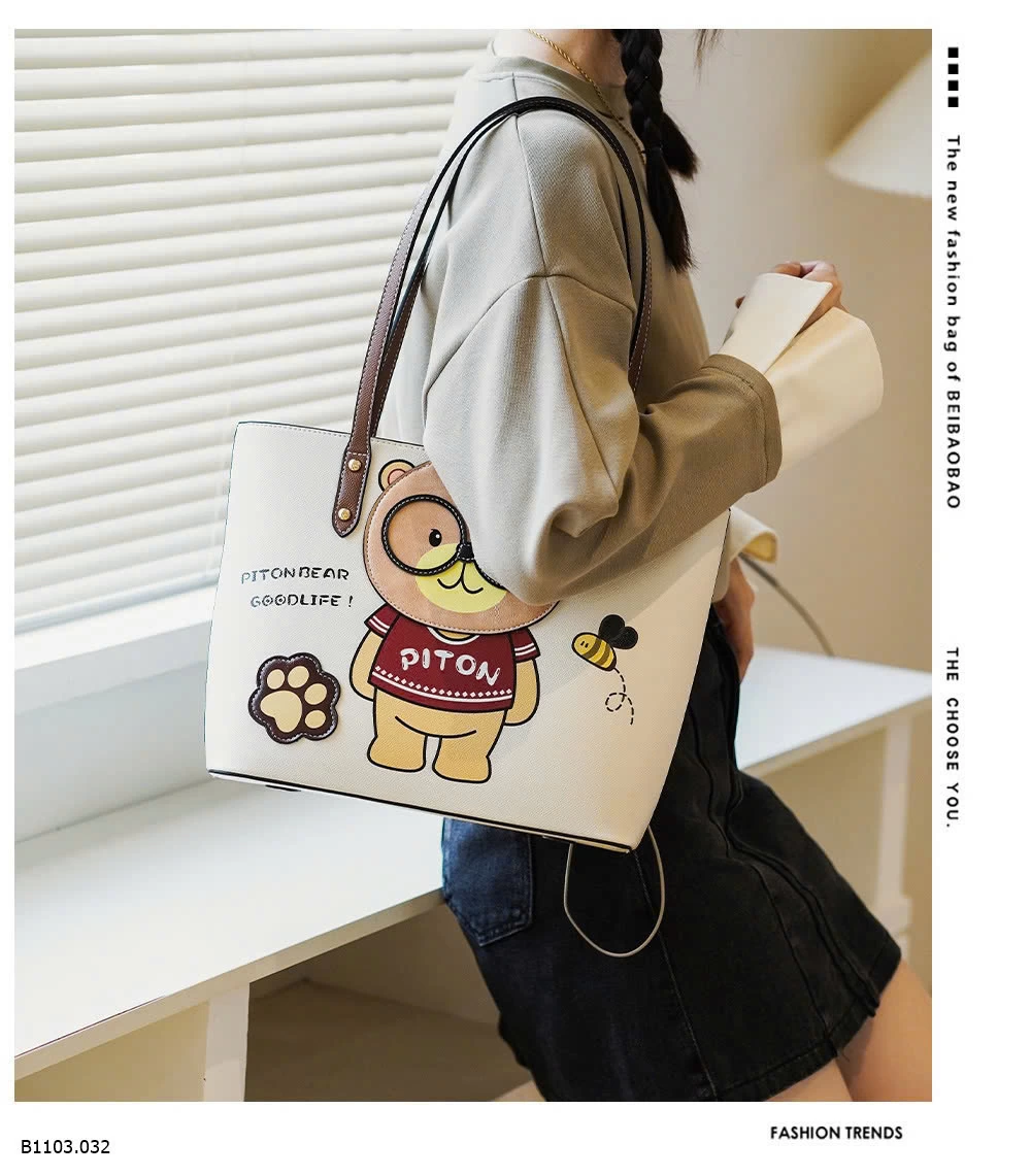 Túi gấu BEI.BAO SIZE LỚN    Sỉ 245k 