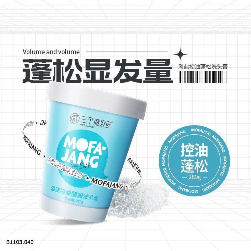 MUỐI TẨY DA CHẾT DA ĐẦU MOFAJANG   Sỉ giá 48k/hũ 280g