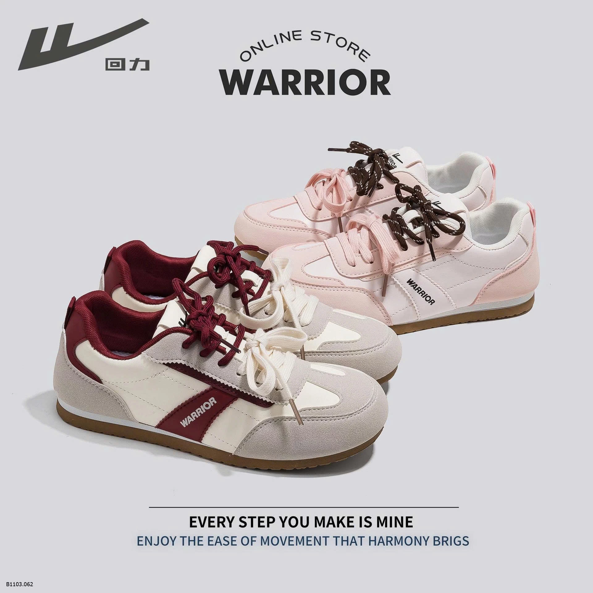 SNEAKER NỮ HÃNG WARRIOR    Sỉ 248k