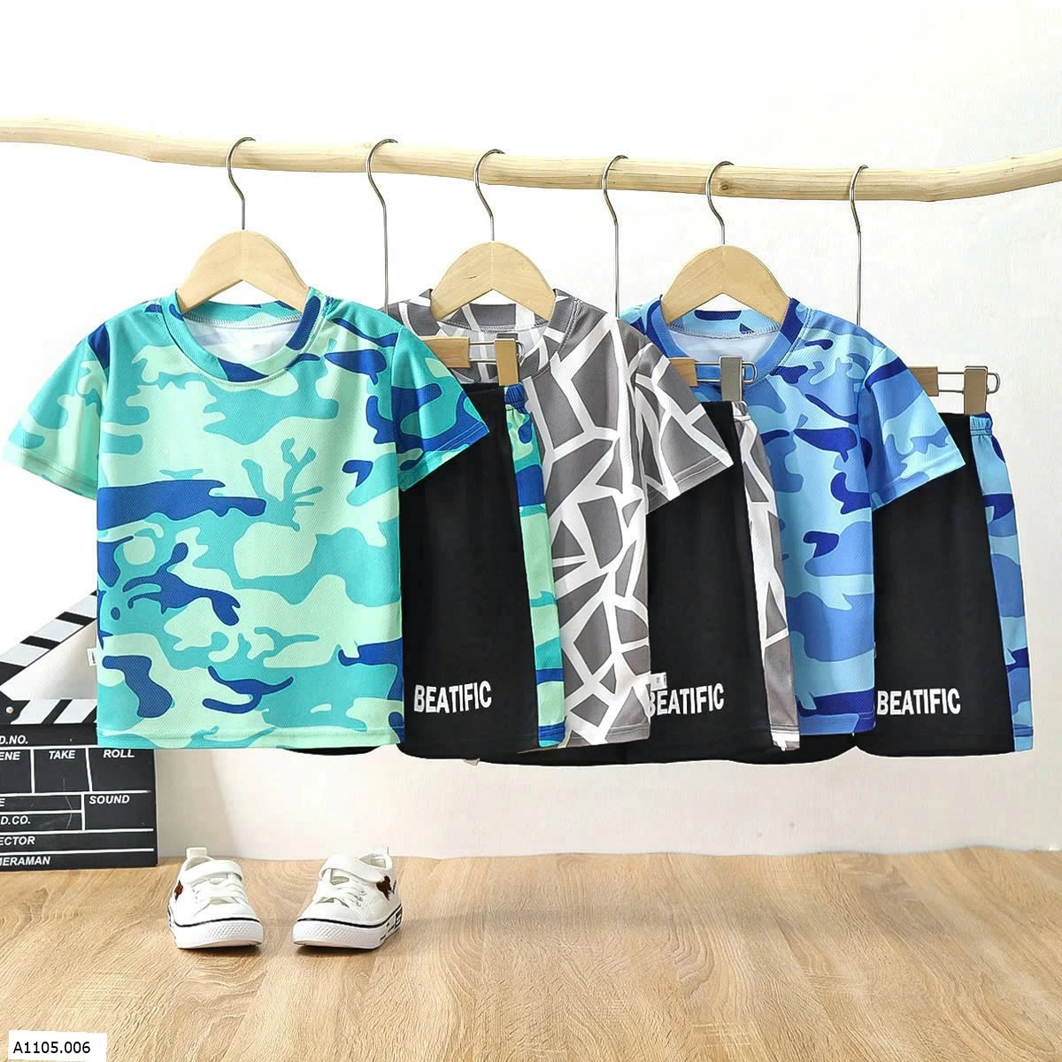  BỘ THỂ THAO CỘC TAY CHO BÉ Sỉ Sz 80-120: 42k/1 bộ Sz 130-160: 47k/1 bộ