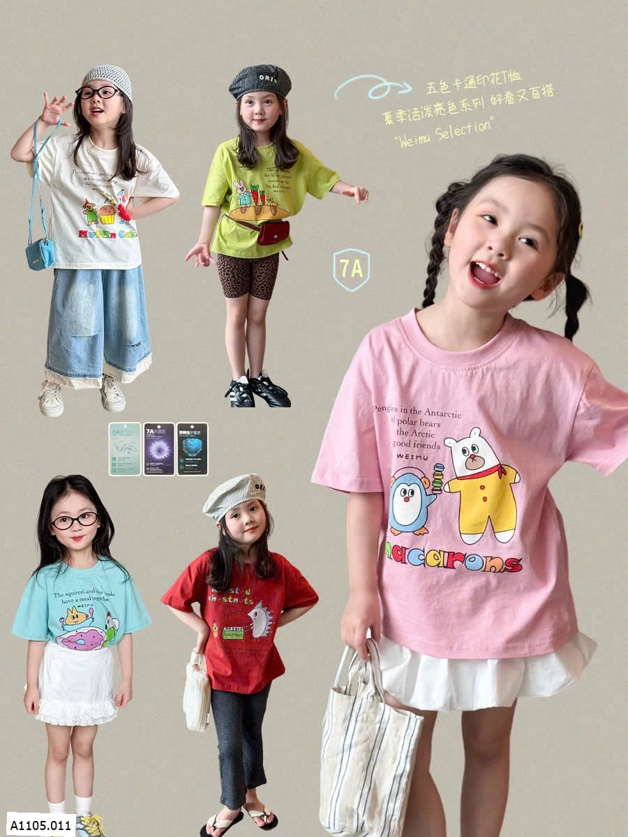Áo phông bé   Sỉ 89k