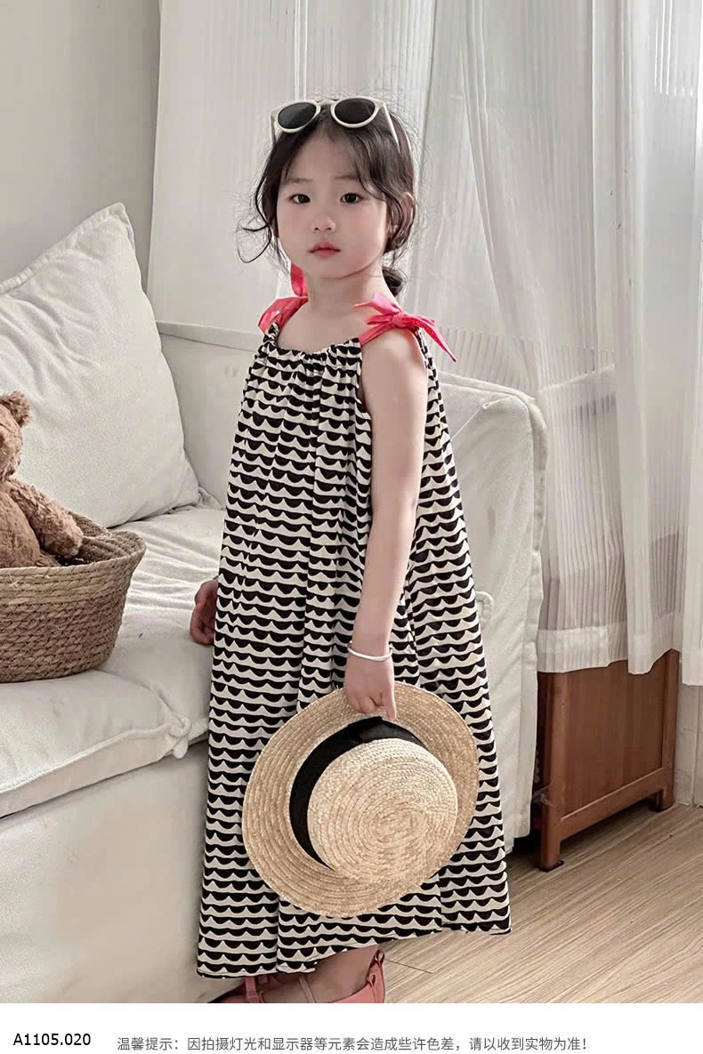 ĐẦM MAXI HỌA TIẾT 2 DÂY Sỉ 148k