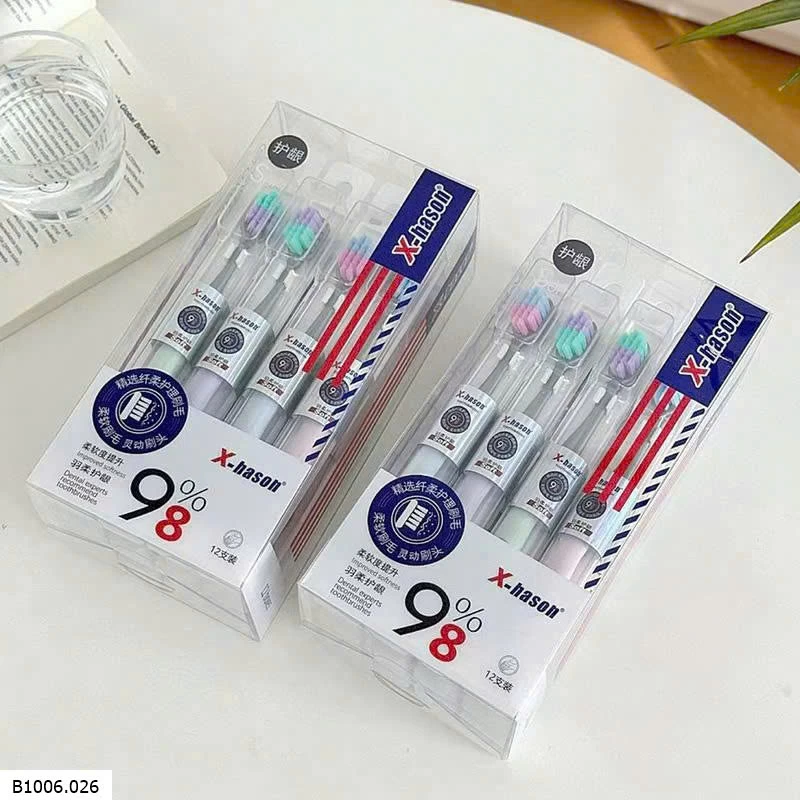   HỘP 12 BÀN CHẢI    Sỉ 80k/1 set 12 chiếc