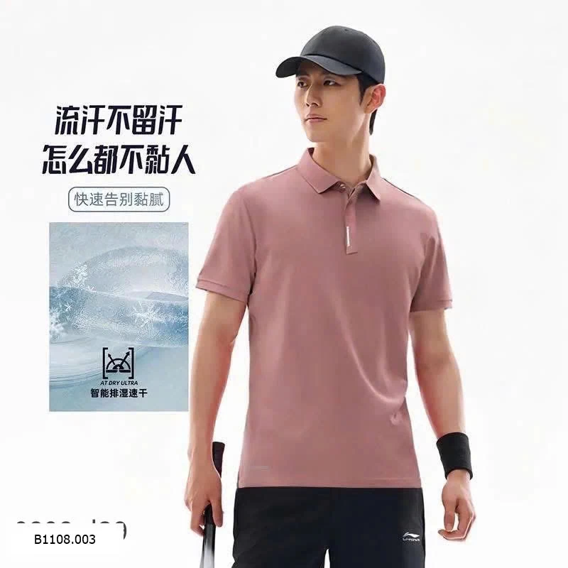 Polo làm mát chất mới nhất của Lining   Sỉ 205k