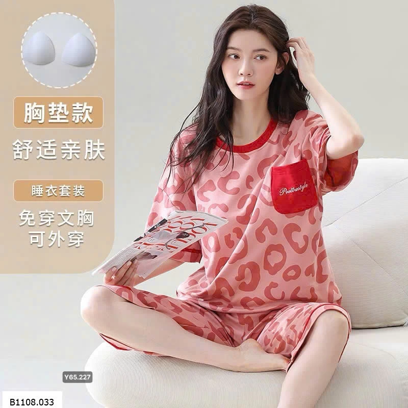  BỘ COTTON LỬNG KÈM ĐỆM NGỰC    Sỉ 110k
