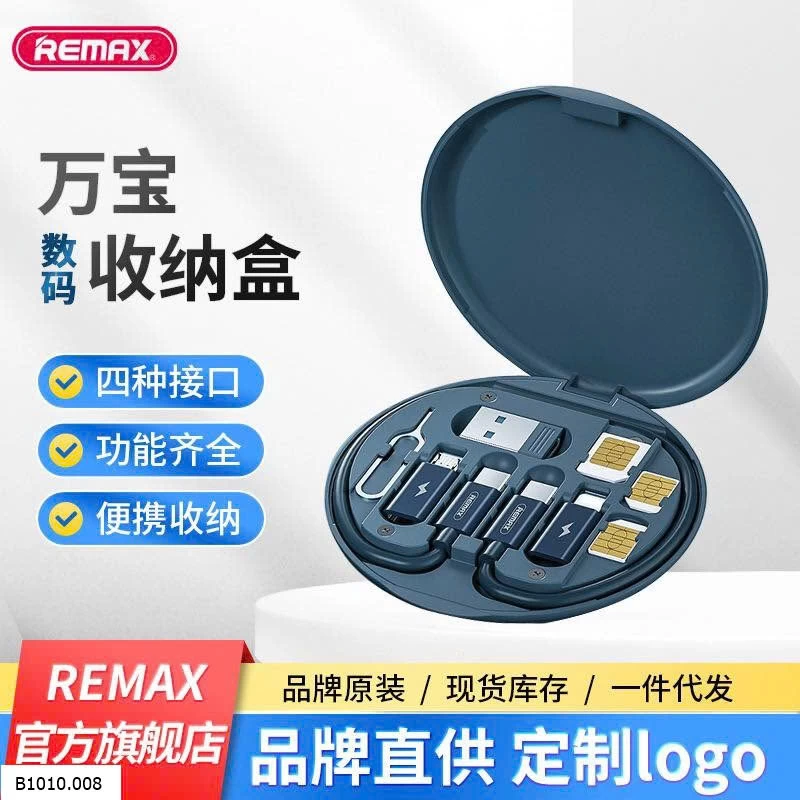 Bộ cáp sạc đa năng Remax RC 190   Giá sỉ 99k/b