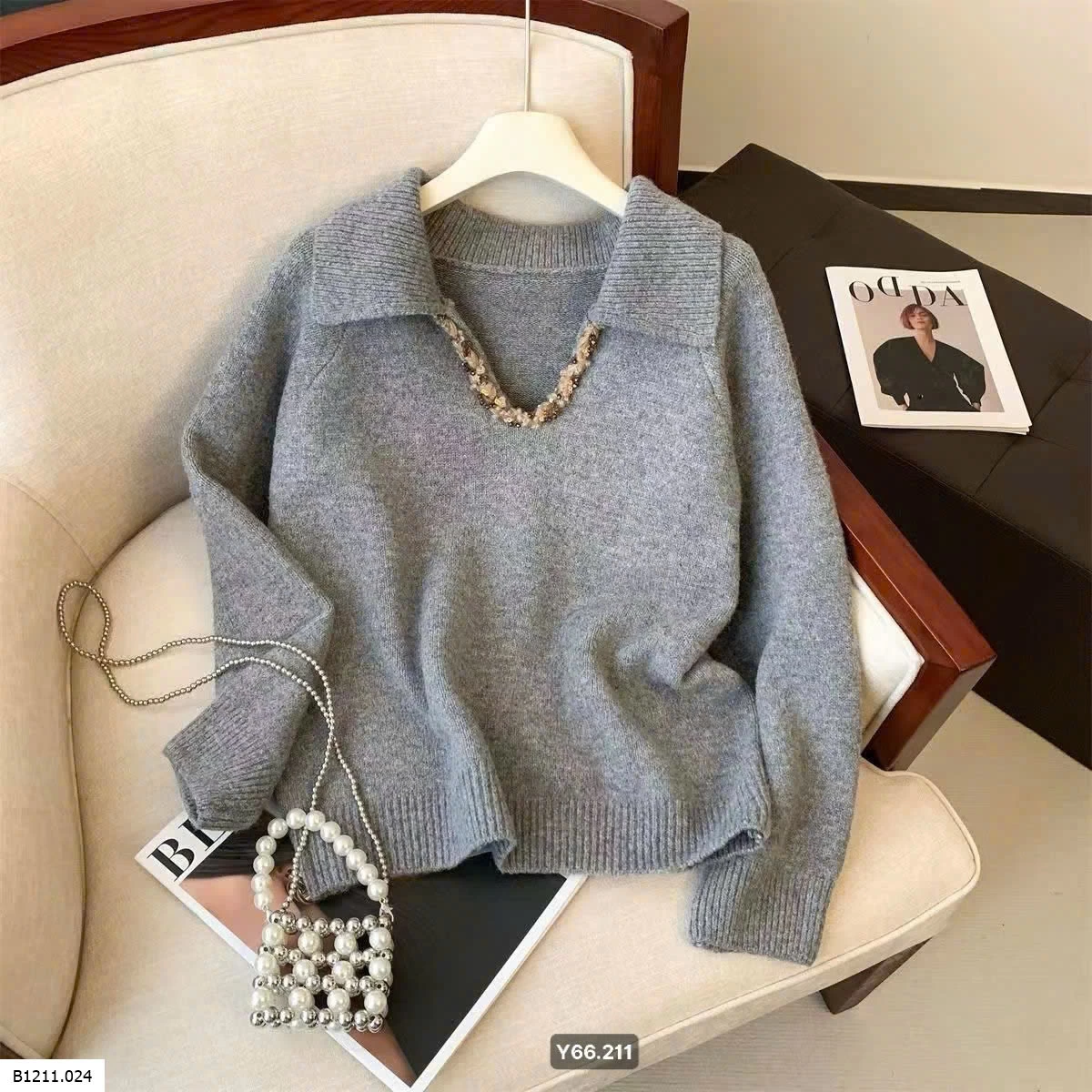 ÁO LEN CỔ ĐỨC Giá sỉ 140k