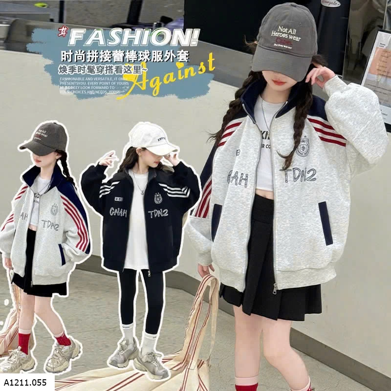 ÁO KHOÁC NỈ CHO BÉ GÁI Giá sỉ 250k