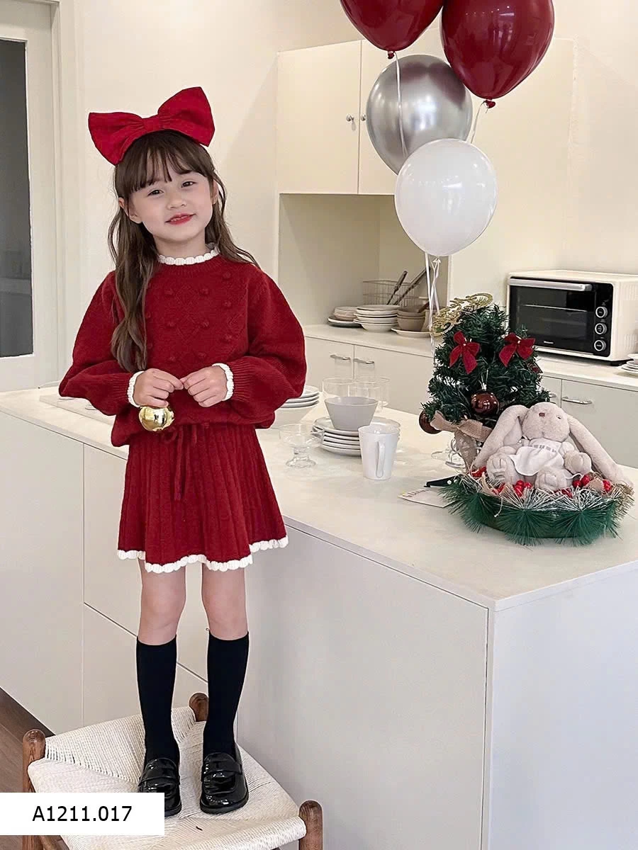 Set len đỏ diện Noel Giá sỉ 90-150: 305k 160: 330k