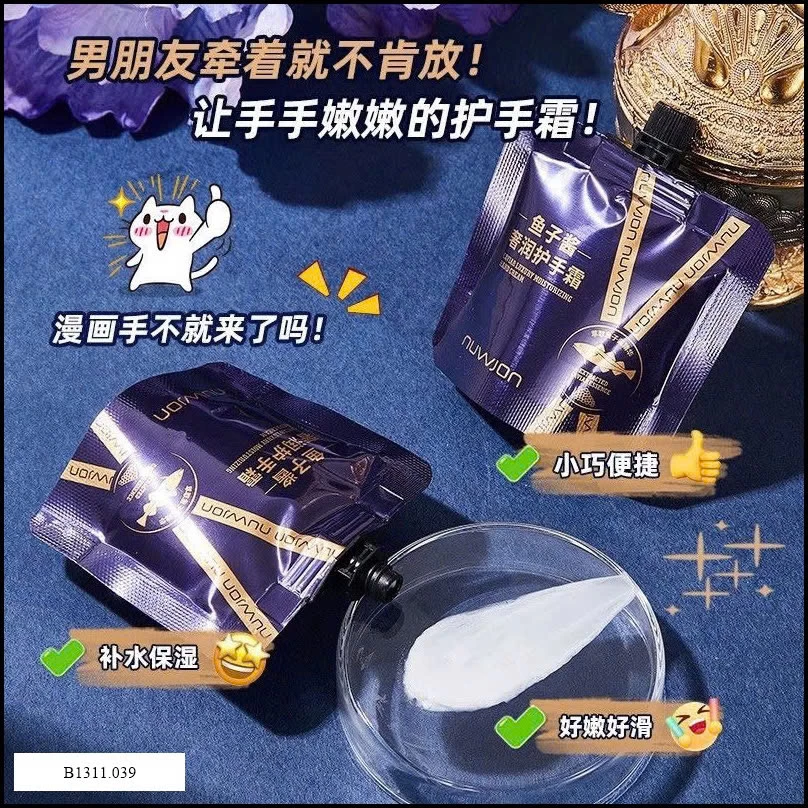 KEM DƯỠNG DA TAY CHIẾT XUẤT TRỨNG CÁ HỒI Giá sỉ 35k/hộp