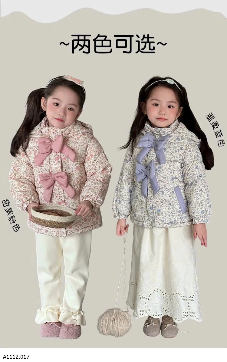 ÁO PHAO HOA NHÍ LÓT LÔNG Giá sỉ 228k