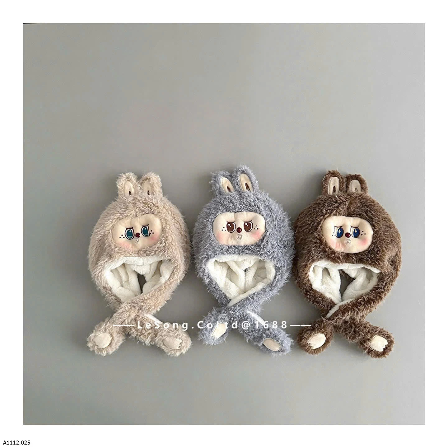 MŨ LÔNG CUTE CHO BÉ  Giá sỉ 134k