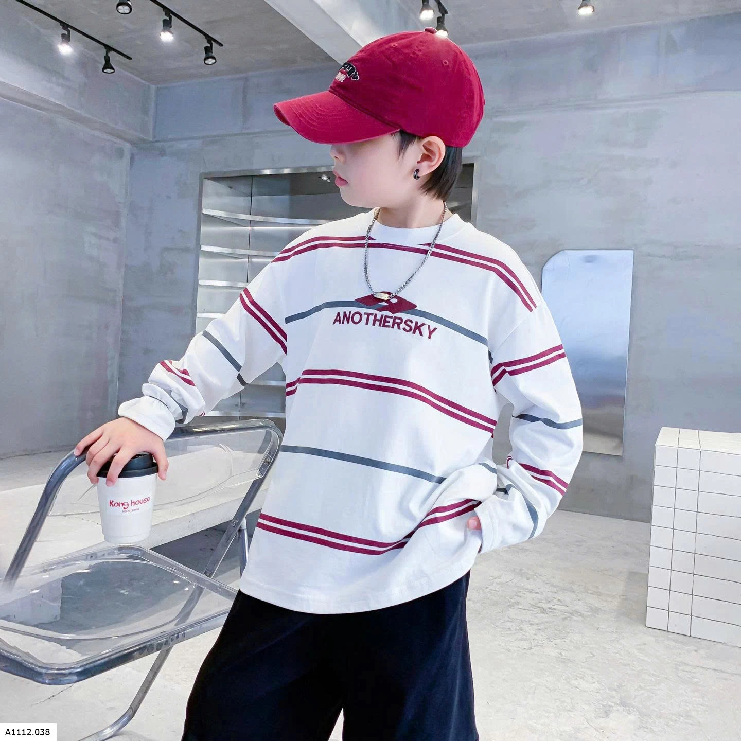 ÁO PHÔNG DÀI TAY HỌA TIẾT KẺ SIZE ĐẠI   Giá sỉ 192k