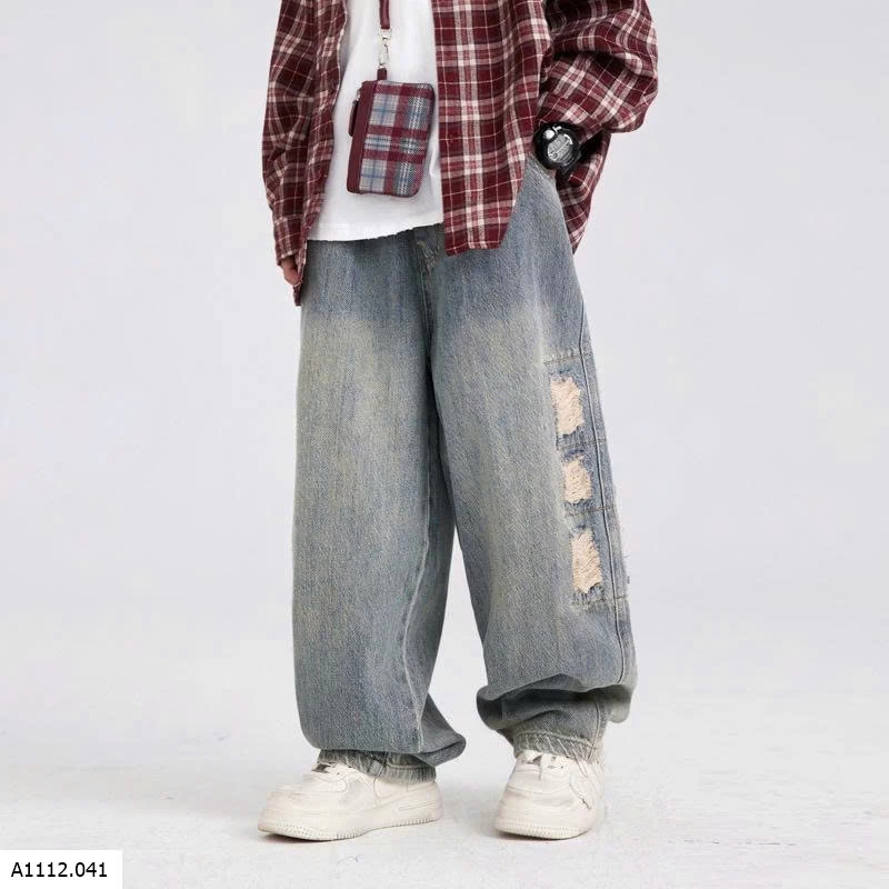 QUẦN JEAN RÁCH BÊN   Giá sỉ 205k