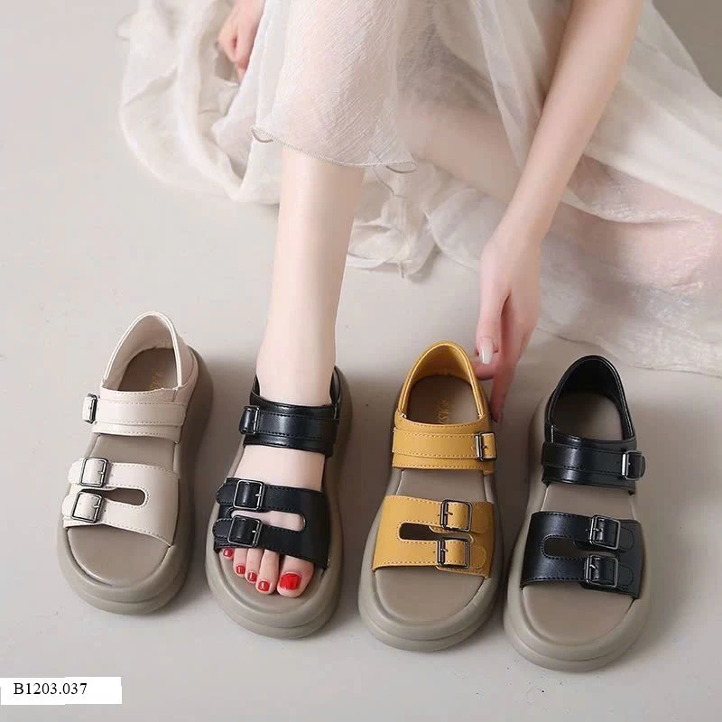 SANDAL NỮ ĐẾ CAO DÁNG DẸP GÓT NHẸ   Sỉ 135k