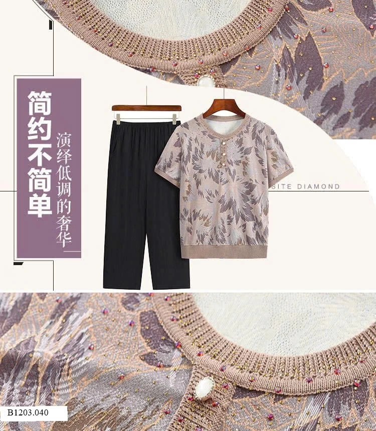 BỘ TRUNG NIÊN TẶNG BÀ TẶNG MẸ   Sỉ 159k