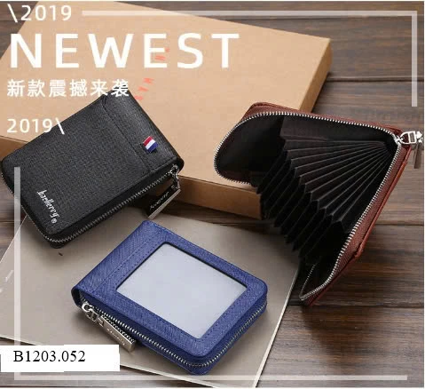 VÍ ĐỰNG THẺ BAE.LLE.RRY CHO NAM   Sỉ 55k
