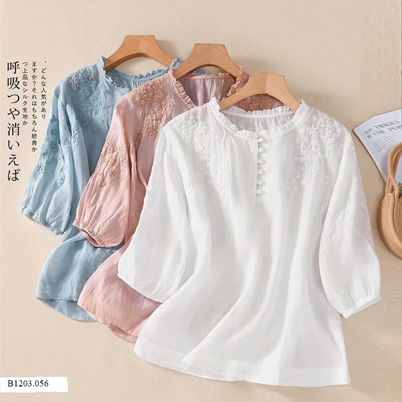 ÁO ĐŨI THÊU    Sỉ 146k
