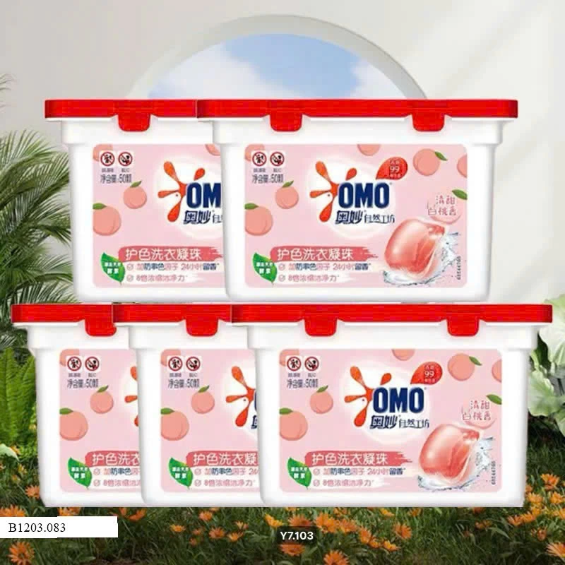 VIÊN GIẶT OMO NỘI ĐỊA TRUNG   Sỉ 66k/ 1 hộp