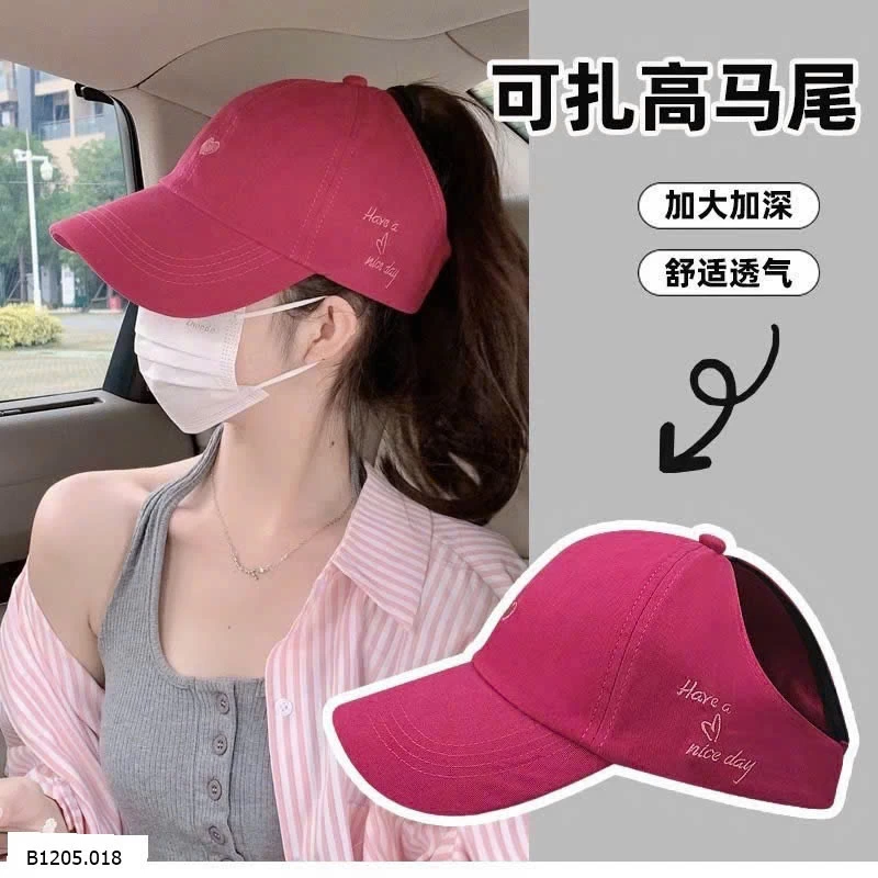 MŨ LƯỠI TRAI NỬA ĐẦU CHO NỮ 
