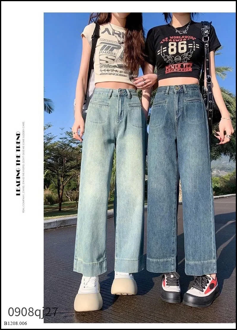 QUẦN JEAN ỐNG RỘNG    Giá sỉ 175k