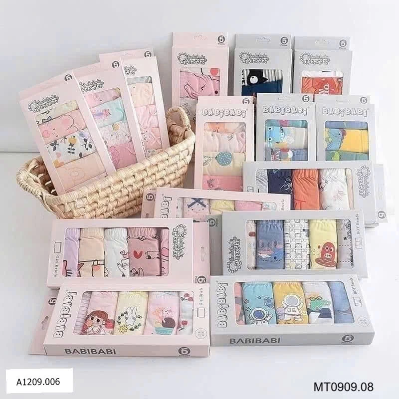 SET 5C QUẦN CHIP ĐÙI CHO BÉ   Giá sỉ 122k