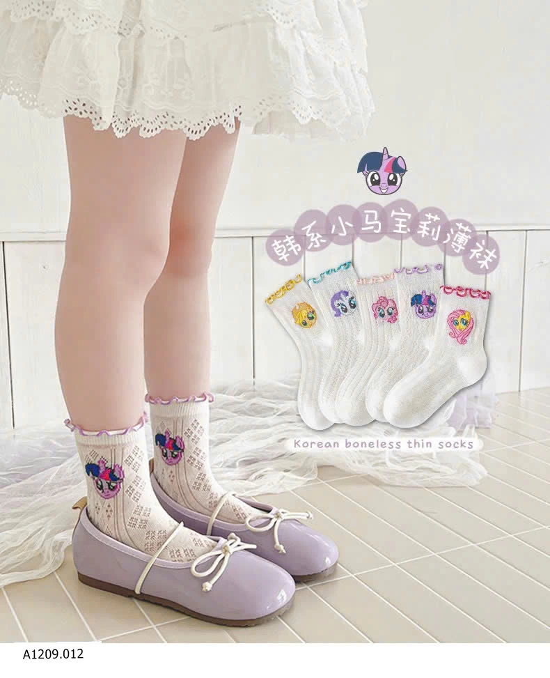 SET 5 ĐÔI TẤT CHO BÉ GÁI   Giá sỉ 122k