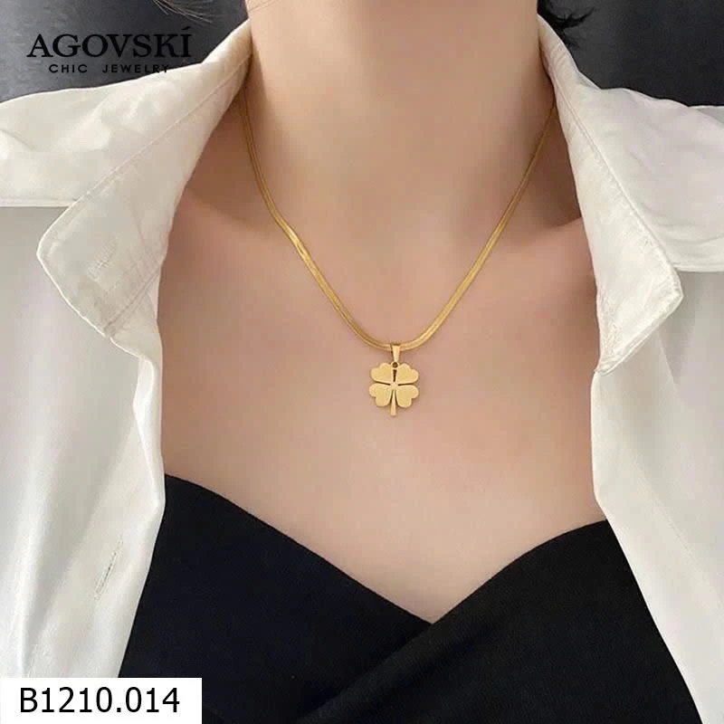 Vòng cổ cỏ mới may mắn mới của Agovski   Giá sỉ 85k