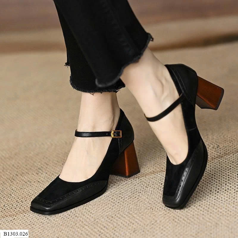 GIÀY DA PHỐI DA LỘN ĐẾ VUÔNG Sỉ 180k