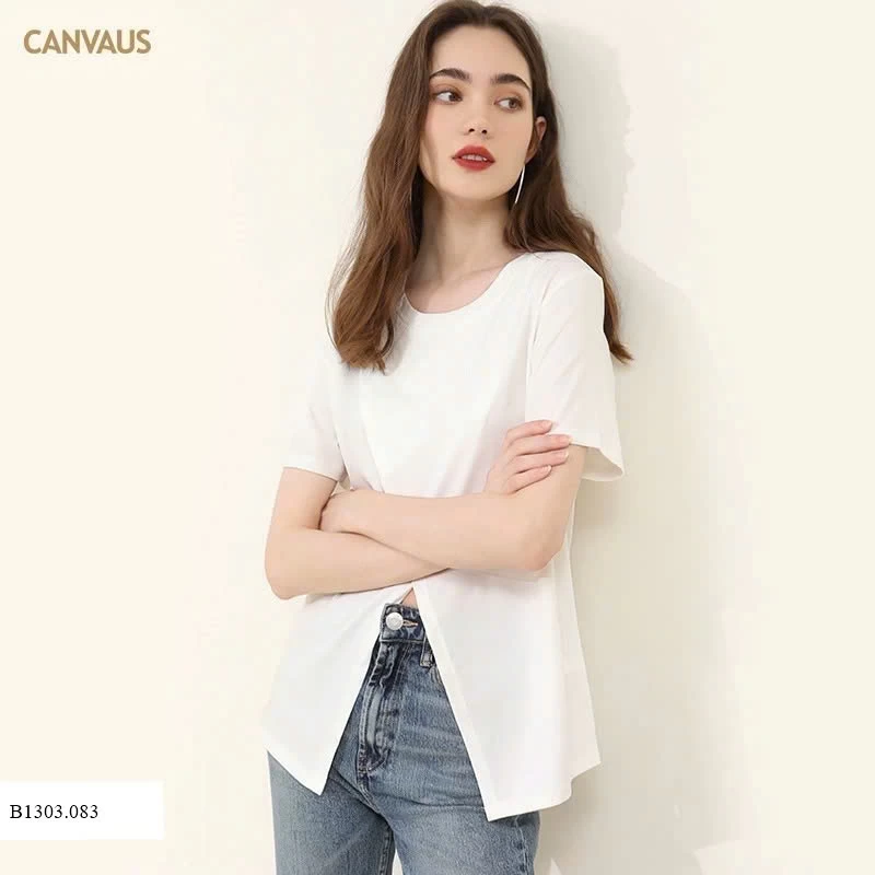 Aó xinh xẻ CANVAUS   Sỉ 165k