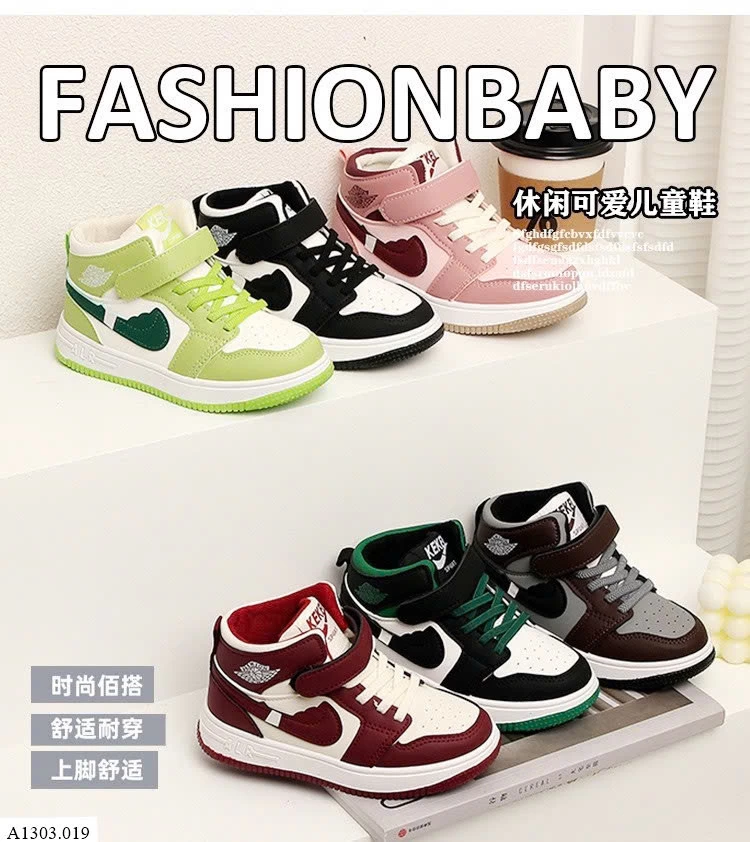 GIÀY THỂ THAO CAO CỔ CHO BÉ  Sỉ 122k