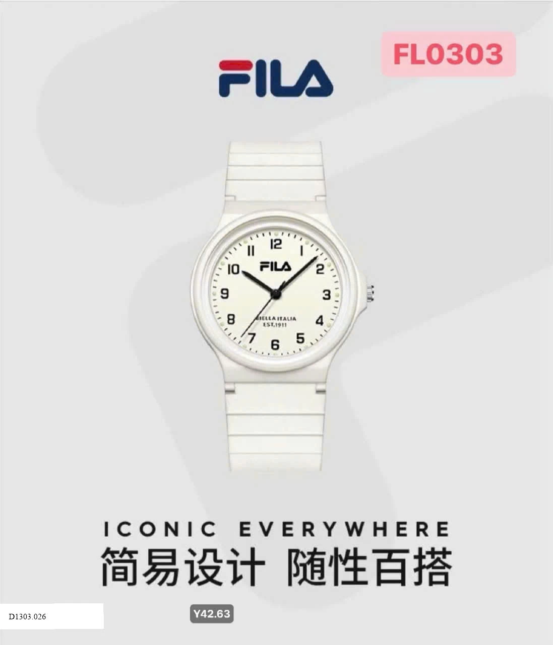 ĐỒNG HỒ FILA auth  Sỉ 330k