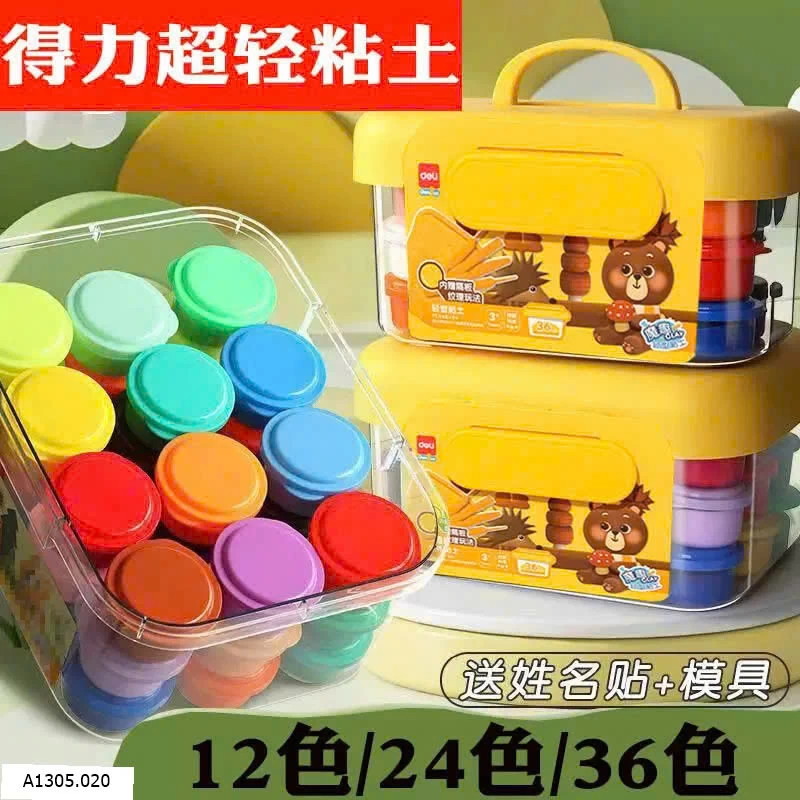 ĐẤT NẶN KHÔNG DÍNH TAY Sỉ 12 màu #65k 24 màu #109k 36 màu #140k