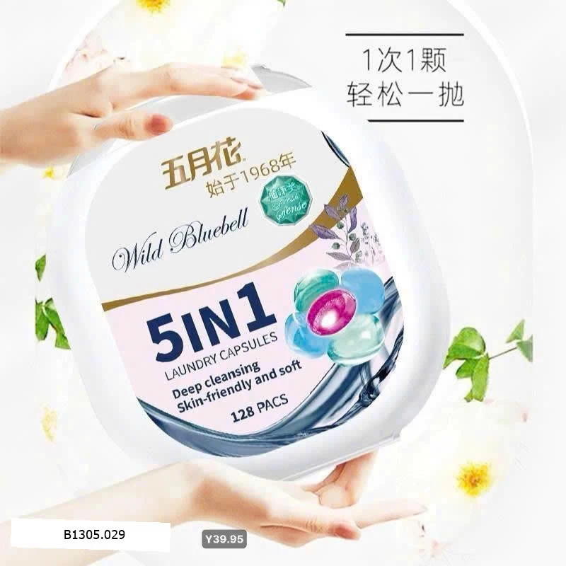 VIÊN GIẶT 5IN1 HƯƠNG HOA TRÀ  Sỉ 90k