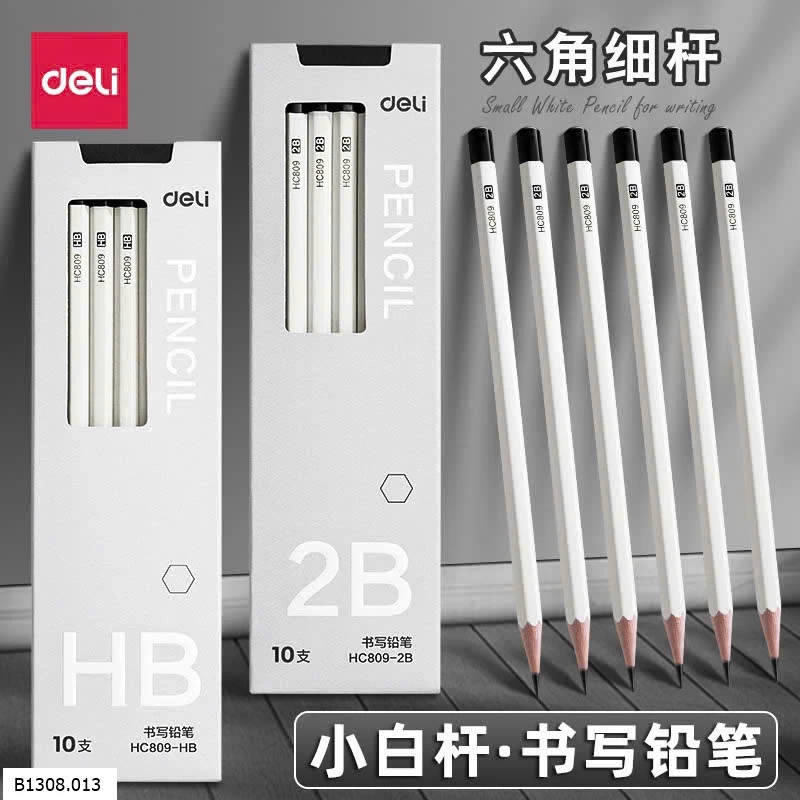 HỘP 10 BÚT CHÌ DELI   Giá sỉ 30k