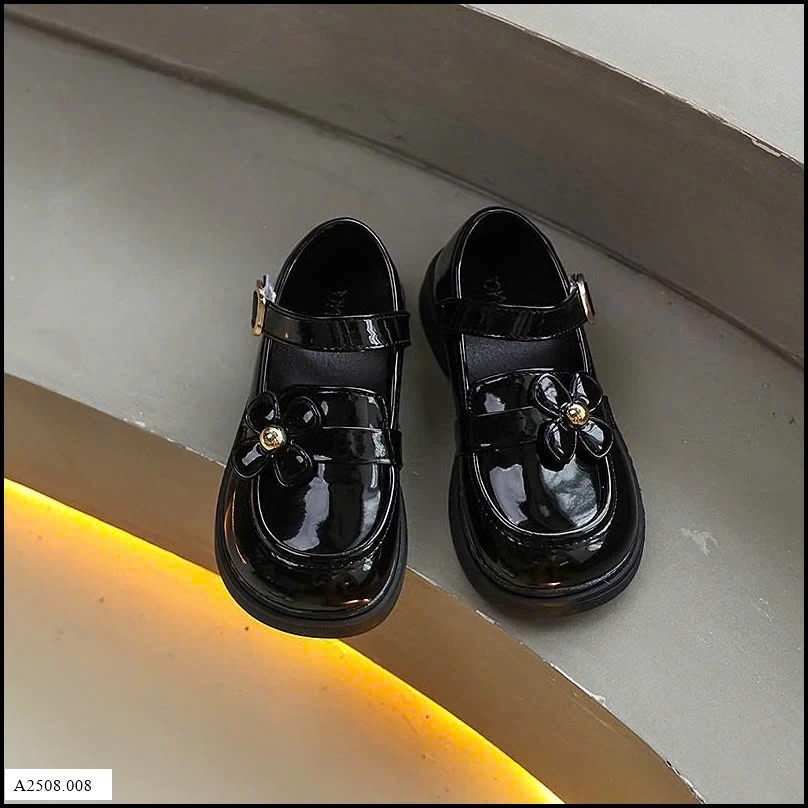 GIÀY MOCA BÓNG GẮN HOA Giá sỉ  size 31-36: 133k