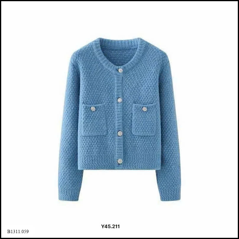 Cardigan cổ tròn La Chapelle chính hãng  Giá sỉ 380ka